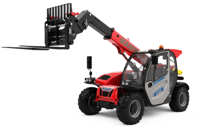 Teleskoptruck firehjulsstyrt EL Batteri < 6mtr <3t